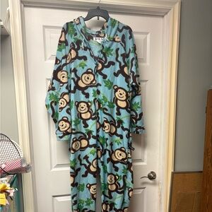 Forever 21 Blue Monkey Print Kids Pajamas